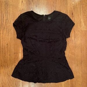 Black Saks Fifth Avenue Blouse